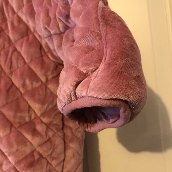 Weatherproof Infant pink quilted snow suit 6 to 9 months, super soft - Picture 5 of 8